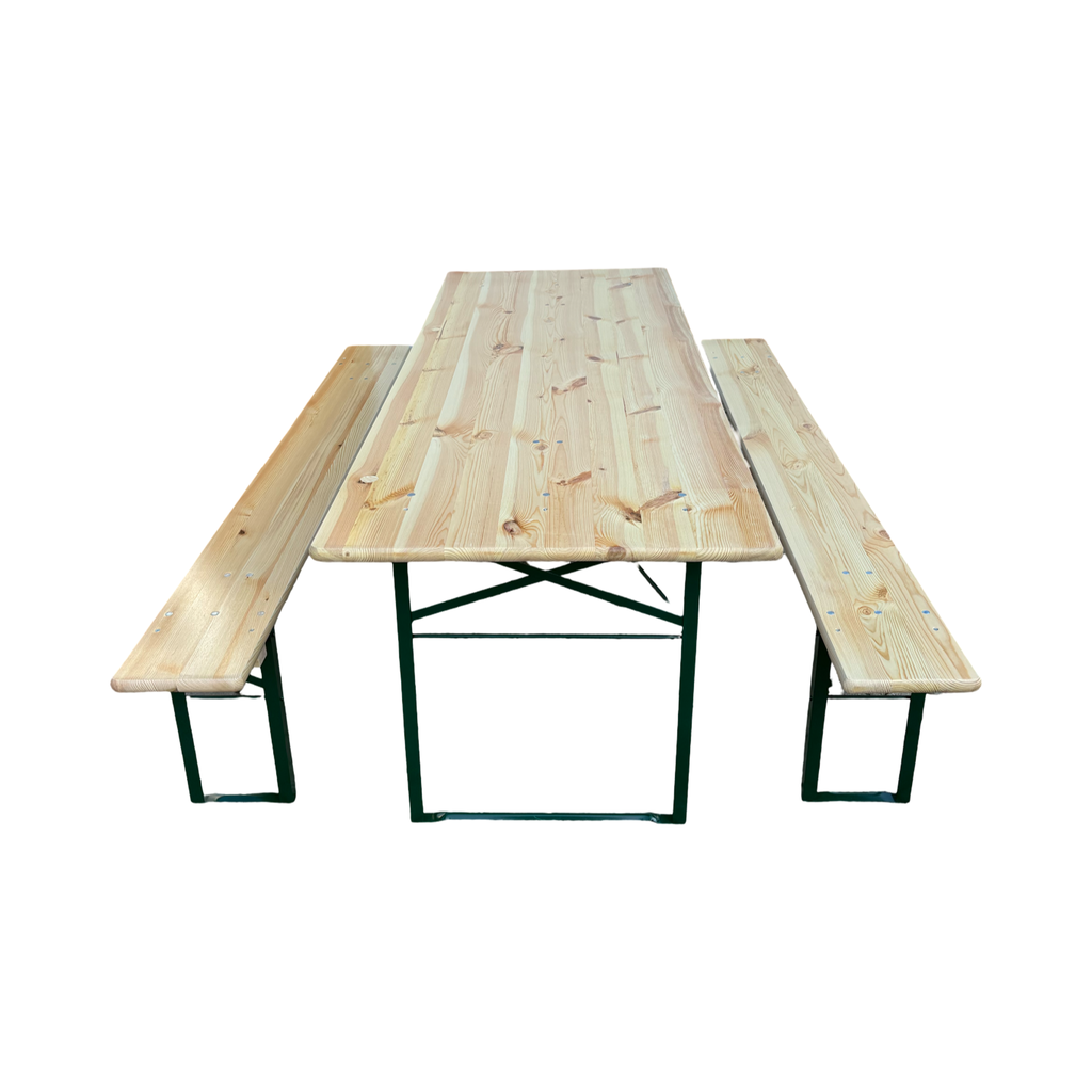 Biertafel set / set tafel en bankjes zware kwaliteit 220cm x 80cm