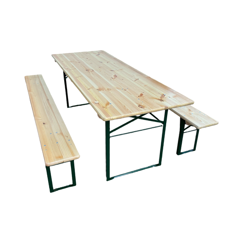 Biertafel set / set tafel en bankjes zware kwaliteit 220cm x 80cm