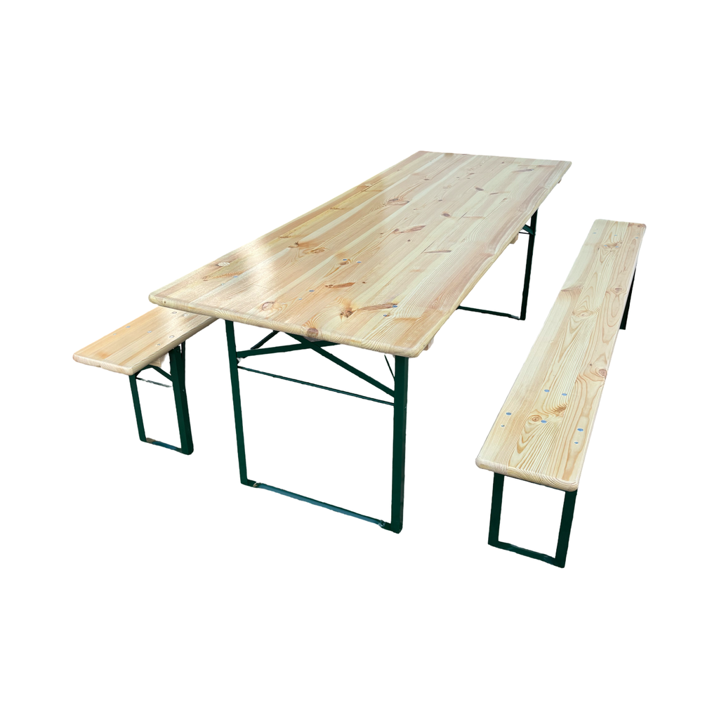 Biertafel set / set tafel en bankjes zware kwaliteit 220cm x 80cm