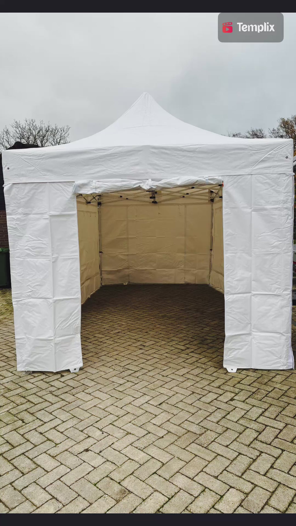 Partytent  / Easy UP tent incl. zijwanden 6m x 3m